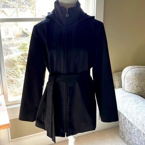 Calvin Klein microfiber hooded rain jacket